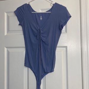 Periwinkle Thong Body Suit